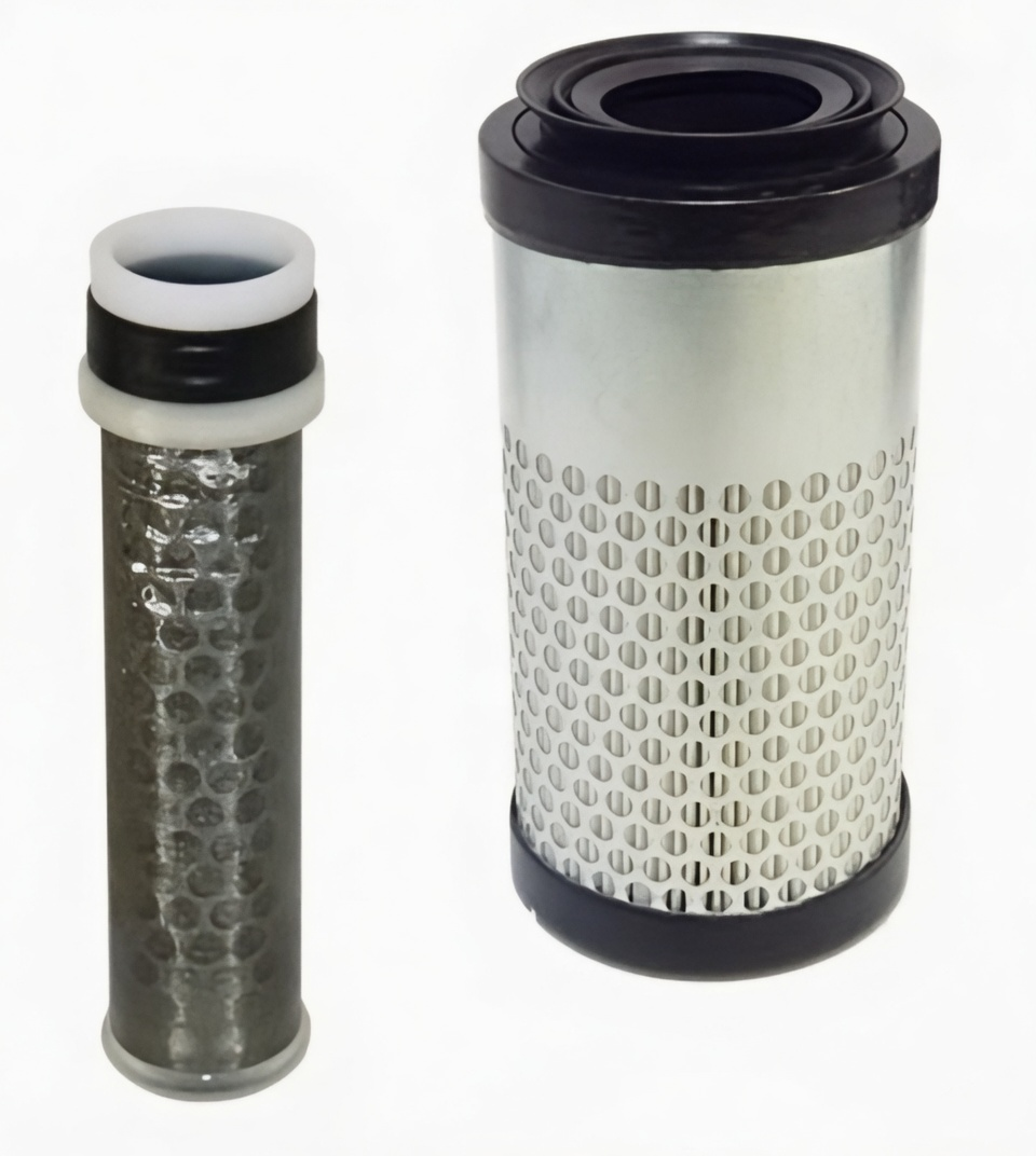 AIR FILTER - AIXAM (KUBOTA Z482 ENGINE) - 6C06099410 + 3272158242 -aftermarket