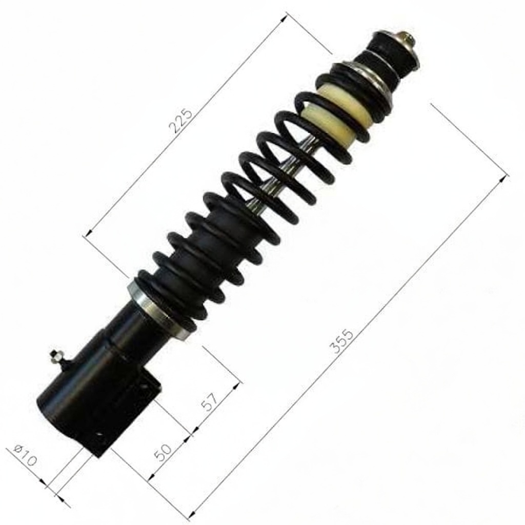 FRONT SHOCK ABSORBER - JDM TITANE - 901002 aftermarket