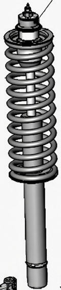 FRONT SHOCK ABSORBER - LIGIER X-TOO MAX - 0200077 (ex 20.0.077) aftermarket