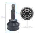 CV JOINT WHEEL SIDE - LIGIER/MICROCAR - HUB 74 mm - TEETH 48,2 mm aftermarket